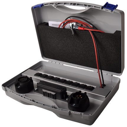 Jaeger Coffre de test 7/13 broches - universel - connexion Jaeger - 12 volts