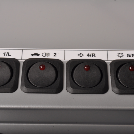 Jaeger Coffre de test 7/13 broches - universel - connexion Jaeger - 12 volts