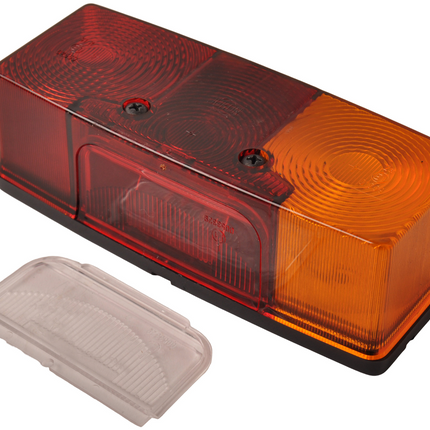 Jokon Feu arrière de remorque - Jokon - 3 chambres - droite - 158x64x51 mm - avec éclairage de plaque d’immatriculation