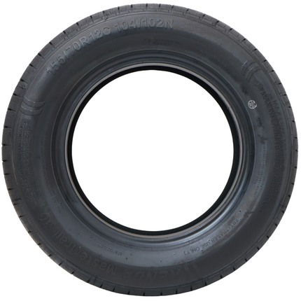 Kargotrail Pneu sans chambre à air - 155/70R12C - capacité de charge : 900 kg - 104N