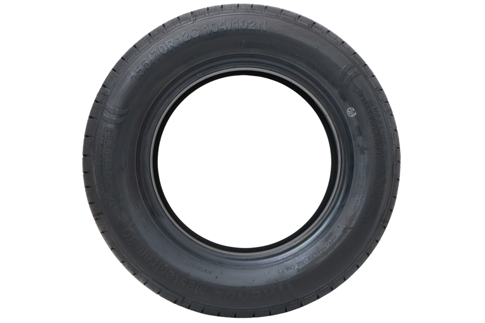 Kargotrail Pneu sans chambre à air - 155/70R12C - capacité de charge : 900 kg - 104N