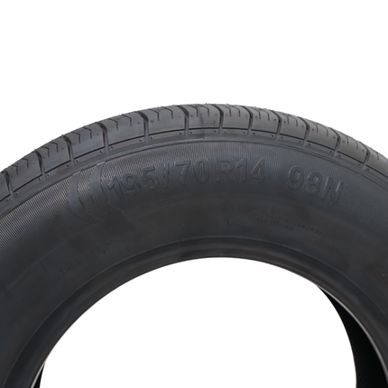 Kargotrail Pneu sans chambre à air - 195/70R14 - capacité de charge : 710kg