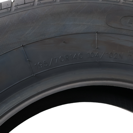 Kargotrail Pneu sans chambre à air - 195/70R14C - capacité de charge : 900kg