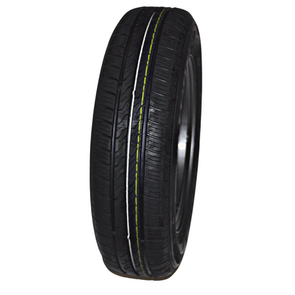 Kargotrail Roue complète 155/70R13 pneu + jante (cercle de trous 4x100) 375 kg Diamètre du moyeu: 57 mm
