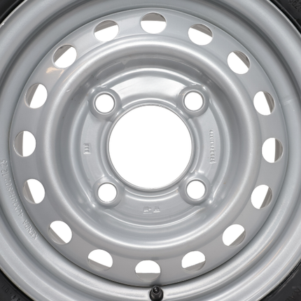 Kargotrail Roue complète de remorque - 135/80R13 - entraxe : 4x130 - capacité de charge : 335 kg - diamètre du moyeu : 85 mm