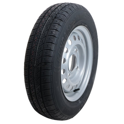 Kargotrail Roue complète de remorque - 145/80R13 - entraxe : 4x130 - capacité de charge : 425kg - diamètre du moyeu : 85 mm