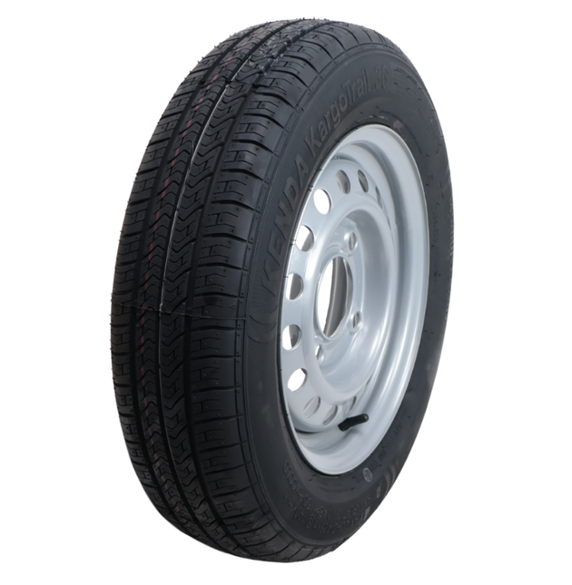 Kargotrail Roue complète de remorque - 145/80R13 - entraxe : 4x130 - capacité de charge : 425kg - diamètre du moyeu : 85 mm