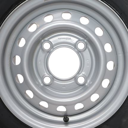 Kargotrail Roue complète de remorque - 145/80R13 - entraxe : 4x130 - capacité de charge : 425kg - diamètre du moyeu : 85 mm