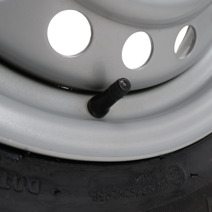 Kargotrail Roue complète de remorque - 155/70R13 - entraxe : 4x100 - capacité de charge : 375 kg - diamètre du moyeu : 57 mm