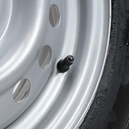 Kargotrail Roue complète de remorque - 155R13C - entraxe : 4x100 - capacité de charge : 615 kg - diamètre du moyeu : 57 mm