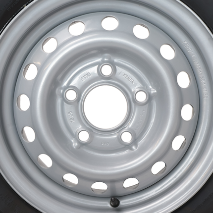 Kargotrail Roue complète de remorque - 165/70R13 - entraxe : 5x112 - capacité de charge : 437 kg - diamètre du moyeu : 67 mm