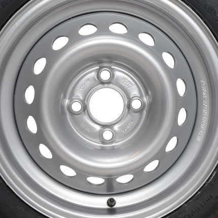 Kargotrail Roue complète de remorque - 185/65R14 - entraxe : 4x100 - capacité de charge : 650kg - diamètre du moyeu : 57mm