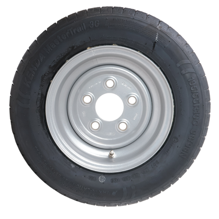 Kargotrail Roue complète de remorque - 195/55R10C - entraxe : 5x112 - capacité de charge : 750 kg - diamètre du moyeu : 67 mm - 10 PR - ET+25