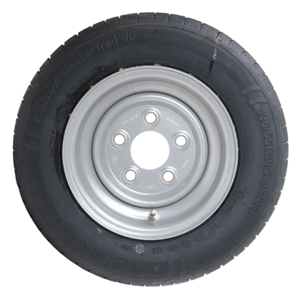 Kargotrail Roue complète de remorque - 195/55R10C - entraxe : 5x112 - capacité de charge : 750 kg - diamètre du moyeu : 67 mm - 10 PR - ET+25