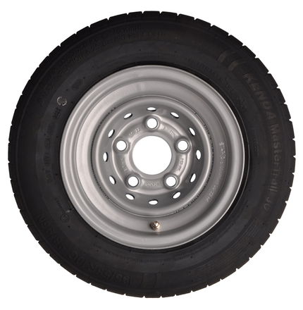 Kargotrail Roue complète de remorque - 195/55R10C - entraxe : 5x112 - capacité de charge : 750 kg - diamètre du moyeu : 67 mm - 10PR - ET-4