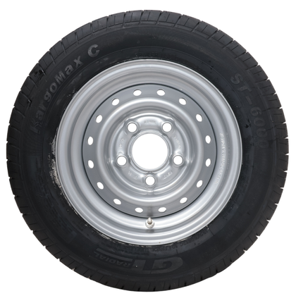 Kargotrail Roue complète de remorque - 195/60R12C - entraxe : 5x112 - capacité de charge : 900 kg - diamètre du moyeu : 67 mm