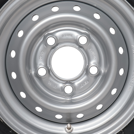 Kargotrail Roue complète de remorque - 195/60R12C - entraxe : 5x112 - capacité de charge : 900 kg - diamètre du moyeu : 67 mm
