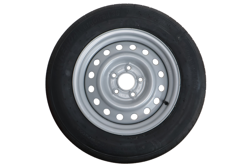 Kargotrail Roue complète de remorque - 195/65R15 - entraxe : 5x112 - capacité de charge : 690kg - diamètre du moyeu : 67 mm