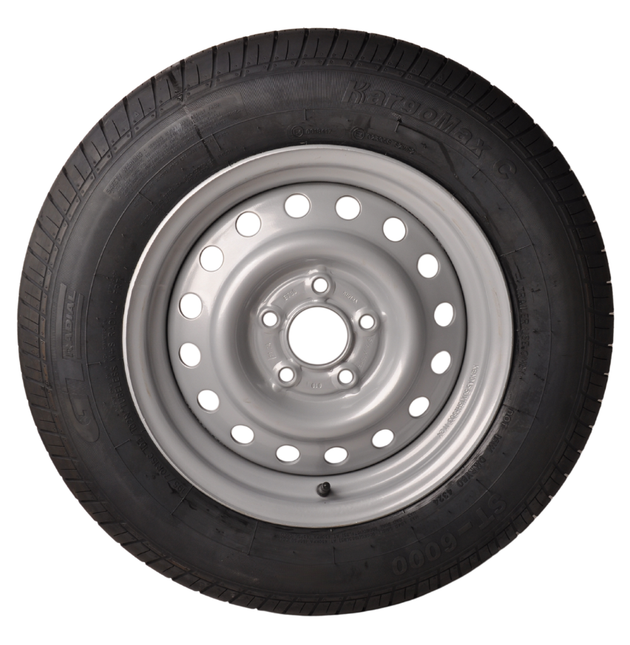 Kargotrail Roue complète de remorque - 195/70R15 - entraxe : 5x112 - capacité de charge : 900kg - diamètre du moyeu : 67 mm