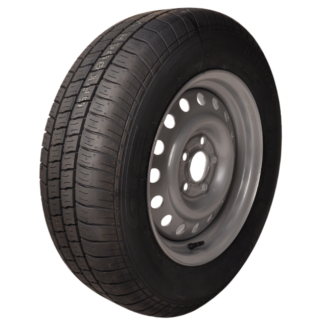 Kargotrail Roue complète de remorque - 195/70R15 - entraxe : 5x112 - capacité de charge : 900kg - diamètre du moyeu : 67 mm
