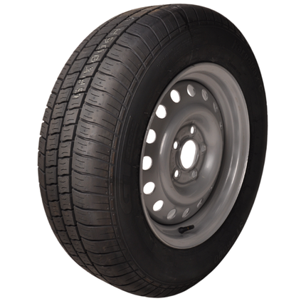 Kargotrail Roue complète de remorque - 195/70R15C - entraxe : 5x112 - capacité de charge : 900kg - diamètre du moyeu : 67 mm
