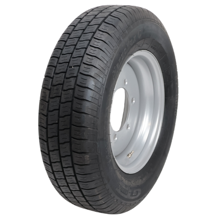 Kargotrail Roue complète de remorque - 225/75R16 - entraxe : 6x205 - capacité de charge : 1450 kg - diamètre du moyeu : 161 mm