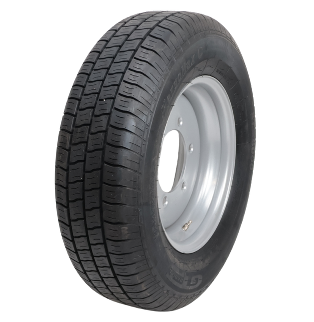 Kargotrail Roue complète de remorque - 225/75R16 - entraxe : 6x205 - capacité de charge : 1450 kg - diamètre du moyeu : 161 mm