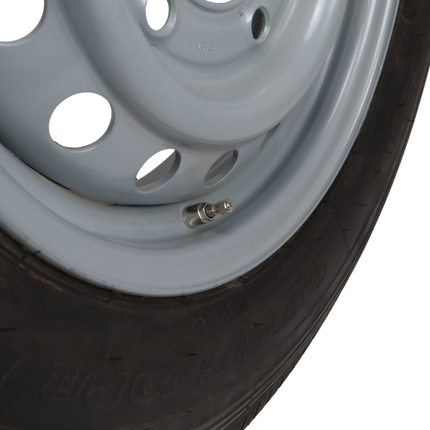 Kargotrail Roue complète de remorque - 6.50R16 - entraxe : 5x165.1 - capacité de charge : 900 kg - diamètre du moyeu : 114.6 mm