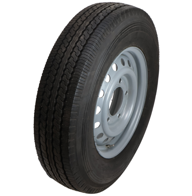 Kargotrail Roue complète de remorque - 6.50R16 - entraxe : 5x165.1 - capacité de charge : 900 kg - diamètre du moyeu : 114.6 mm