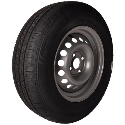 Kargotrail Roue de caravane 195/70R14C (4x100) 710kg moyeu 57mm