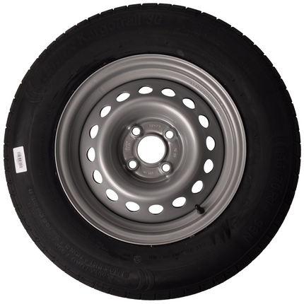 Kargotrail Roue de caravane 195/70R14C (4x100) 710kg moyeu 57mm