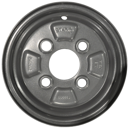 Kenda Jante de remorque 8 pouces - 2.50Ax8 - entraxe : 4x100 - capacité de charge : 345 kg - diamètre de moyeu : 60 mm - ET0