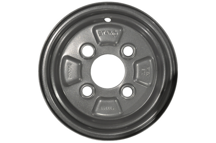 Kenda Jante de remorque 8 pouces - 2.50Ax8 - entraxe : 4x100 - capacité de charge : 345 kg - diamètre de moyeu : 60 mm - ET0