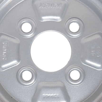 Kenda Jante de remorque 8 pouces - 2.50Ax8 - entraxe : 4x100 - capacité de charge : 345 kg - diamètre de moyeu : 60 mm - ET0