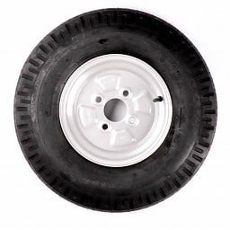 Kenda Roue complète 10 pouces - pneu 5.20-10 + jante - Opel diamètre de trou : 4x100 - 280 kg - 4PR - diamètre du moyeu: 60 mm