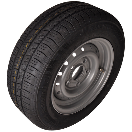 Kenda Roue complète 12 pouces - 185/60R12C pneu + jante - cercle de trous Mercedes : 5x112 - 900 kg - diamètre du moyeu: 67 mm