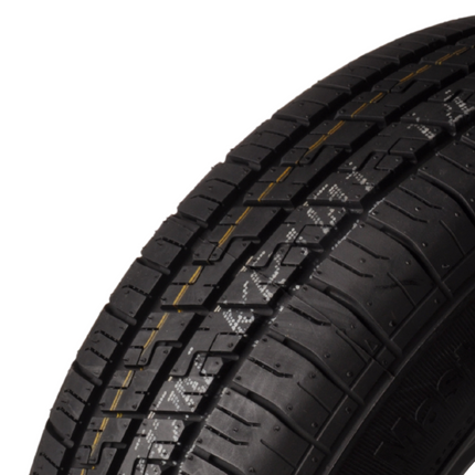 Kenda Roue complète 12 pouces - Pneu 155/70R12C + Jante - 5x165,1 - 900 kg - 114,6 mm diamètre moyeu