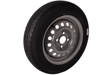 Kenda Roue complète 135R13 pneu + jante – Entraxe 4x100 – Capacité de charge 335 kg – Diamètre du moyeu 57 mm