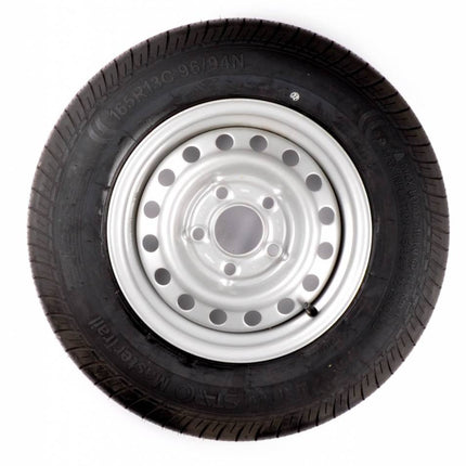 Kenda Roue complète 165R13C pneu + jante (cercle de trous 5x112) 710kg diamètre du moyeu: 67 mm
