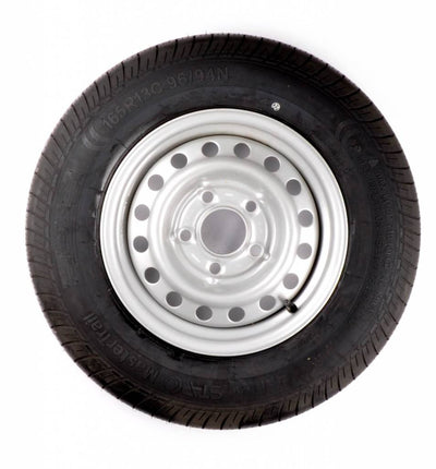 Kenda Roue complète 165R13C pneu + jante (cercle de trous 5x112) 710kg diamètre du moyeu: 67 mm