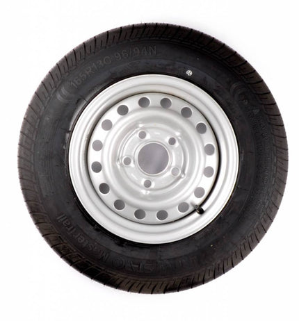 Kenda Roue complète 165R13C pneu + jante (cercle de trous 5x112) 710kg diamètre du moyeu: 67 mm