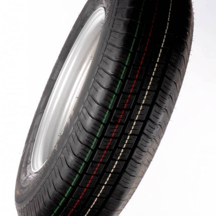 Kenda Roue complète 165R13C pneu + jante (cercle de trous 5x112) 710kg diamètre du moyeu: 67 mm
