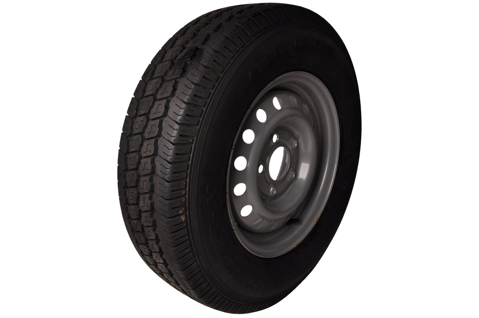 Kenda Roue complète 175R13C pneu + jante (cercle de trous 5x112) 730 kg diamètre du moyeu: 67 mm