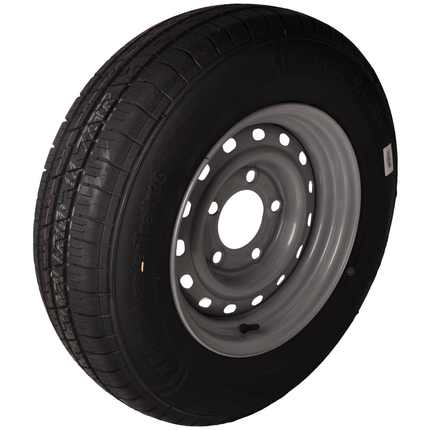 Kenda Roue complète 185R14C pneu + jante – Entraxe 5x140 – Capacité de charge 900 kg – Diamètre du moyeu 94 mm