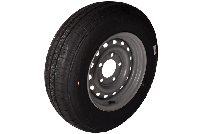 Kenda Roue complète 185R14C pneu + jante – Entraxe 5x140 – Capacité de charge 900 kg – Diamètre du moyeu 94 mm
