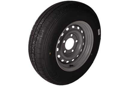 Kenda Roue complète 185R14C pneu + jante – Entraxe 5x140 – Capacité de charge 900 kg – Diamètre du moyeu 94 mm