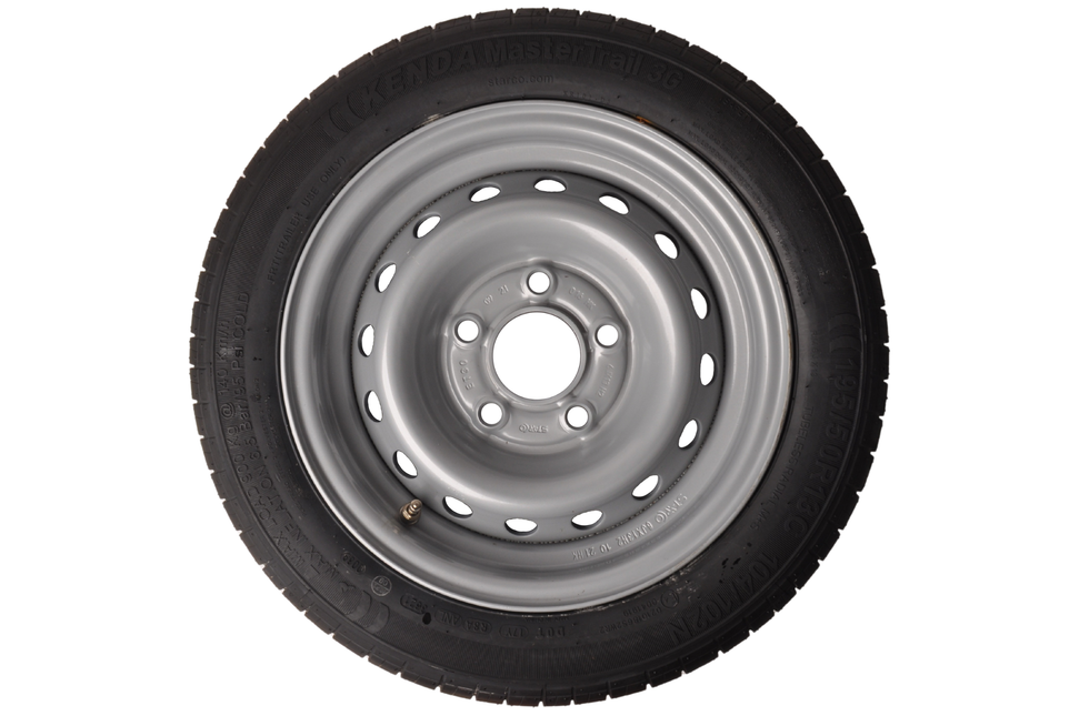 Kenda Roue complète 195/50 R13C + jante (cercle de trous 5x112) 900 kg diamètre du moyeu: 67 mm