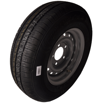 Kenda Roue complète 195R14C pneu + jante – Entraxe Mercedes 5x112 – Capacité de charge 950 kg – Diamètre du moyeu 67 mm