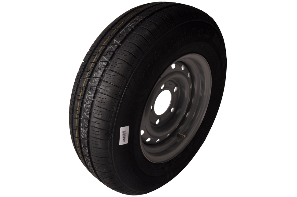Kenda Roue complète 195R14C pneu + jante – Entraxe Mercedes 5x112 – Capacité de charge 950 kg – Diamètre du moyeu 67 mm