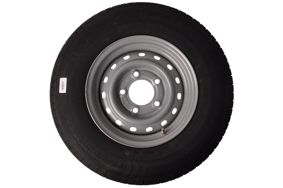 Kenda Roue complète 195R14C pneu + jante – Entraxe Mercedes 5x112 – Capacité de charge 950 kg – Diamètre du moyeu 67 mm